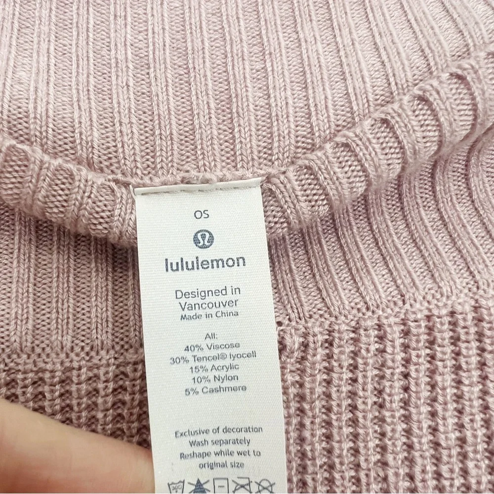 Lululemon Forward Flow Cape in Vintage Mauve One Size
